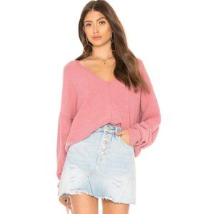 WE THE FREE Denim A-Line Mini Skirt